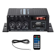 Digital Amplifier Bluetooth HIFI Mini Stereo Audio USB FM Home Car W/Remote