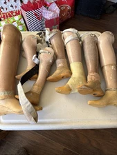 Lot Of 7 Vintage Prosthetic Legs Below Knee Child Adult