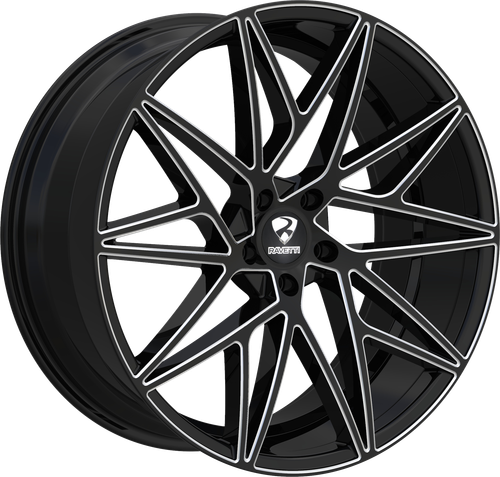 (Set-4) Ravetti M5 20x10 5X112 45mm Black Milled Wheels Rims 20 Inch | eBay