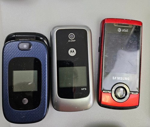 LOT OF 11 Good Condition Cell Phones Multiple Brands At&T Verizon Cricket - Picture 4 of 17