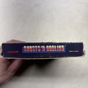 Ghosts 'n Goblins (Nintendo Entertainment System, 1986) NES Box, Manual, Tray, 