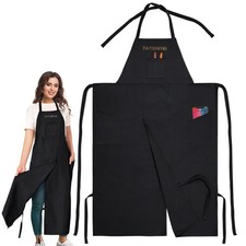 Full Coverage Pottery Apron Split Leg - 100 Cotton Canvas Potter's  Ceramic...