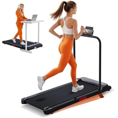 Portable Walking Pad Treadmill, 3.0HP Electric, Incline