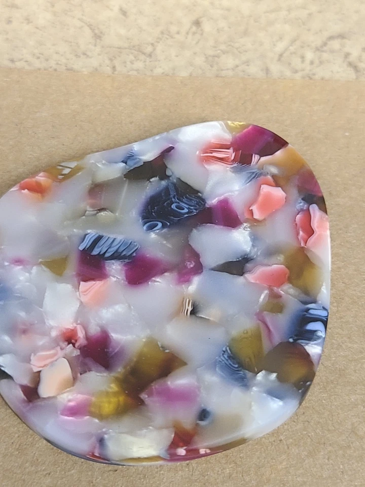 Vivaia Clips para Zapatos Extraíbles, Retro Multicolor Confeti, Asimétrico, 1.5"×1.25" Foto 3 de 3