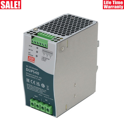 MW MEAN WELL DUPS40 Switch Power Supply 24V/40A Din Rail Type Uninterruptible