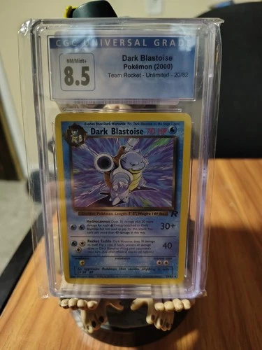 2000 Pokemon Dark Blastoise 20/82 Team Rocket CGC 8.5