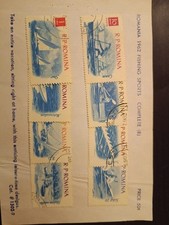 Vintage European & Soviet Postage Stamps Lot – 1950s–1960s Romania USSR San Mari