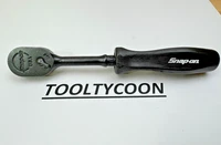 Snap-on Tools USA RARE CLASSIC BLACK 1/4" Drive Hard Grip Fixed Ratchet GTHLD72B