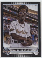 2022 Jazz Chisholm Jr Topps Update All-Star Game Black 214/299 #ASG-8 (J46)