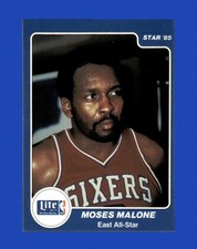 1984-85 Star Lite All-Stars Set-Break #  5 Moses Malone NR-MINT *GMCARDS*