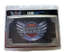 Custom Dynamics Led License Plate Frame - Chrome Lpf-rad-c-lp Custom Dynamics Led License Plate Frame - Chrome Lpf-rad-c-lp