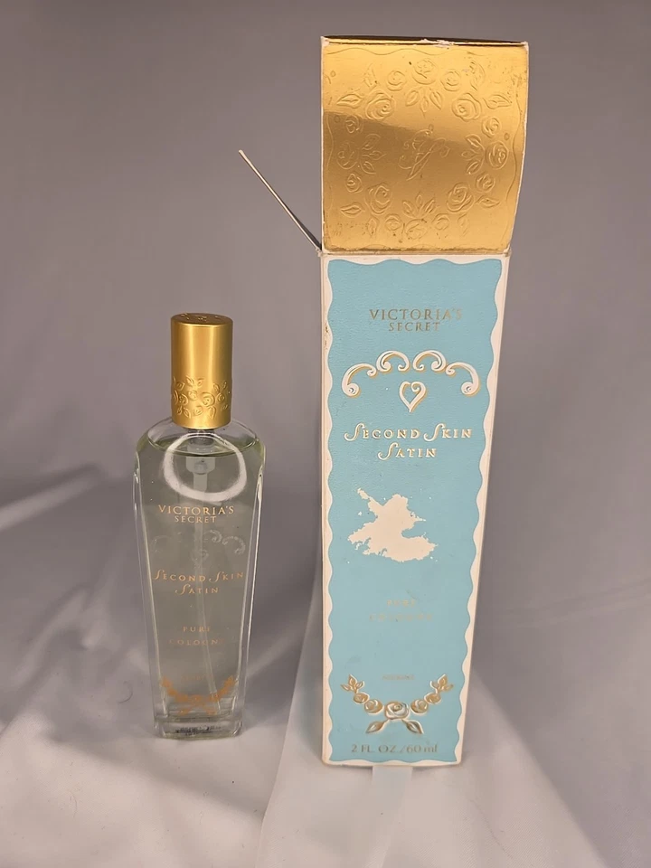Victoria's Secret Segunda Piel Satén Azurina Pura Colonia 5 fl oz Nuevo Con Caja Raro Foto 3 de 3