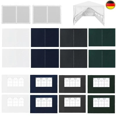 MARKENLOS Partyzelt Seitenwand Pavillon Seitenteil Faltpavillon Zeltwänd Seitenwände