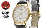 Vintage [ EXC+5 ] Seiko Dolce  8N41-7030 White Dial Watch from Japan #131