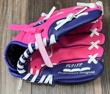 Rawlings Player Series 9" Youth T-Ball Glove Pink/Purple RHT PL91PP 