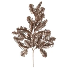 Northlight 20-Inch Rose Gold Pine Branch  Artificial Christmas Spray