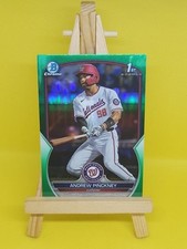 2023 Bowman Chrome Draft Andrew Pinckney Green Refractor #'d 97/99 - NATIONALS 