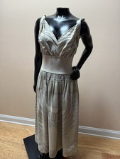Tory Burch Printed Cotton-blend Scarf Top dress Size: 2 Retail:$698
