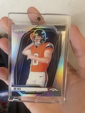2024 Panini Prizm - Bo Nix #5 Silver Prizm Rookie Variations (RC)