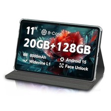 Android Tablet 11 inch, 20GB RAM 128GB ROM 1TB Expansion, T606 8-Core