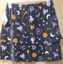 Girls Halloween Tiered skirt Size 6/6x