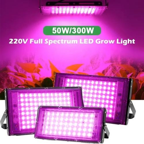 300W LED Wachstumslampe 50W, 100W, 200W & 300W Vollspektrum für Pflanzen Grow - Bild 1 von 11