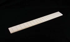 22 Fret Hard Maple Slotted Fretboard Blank, 25.5" Scale Fret Finger Board