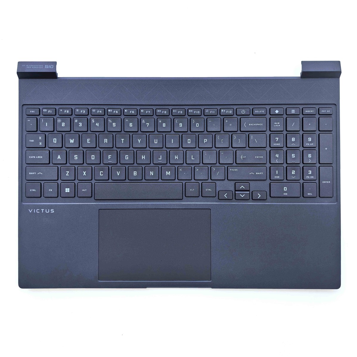 New For HP Victus 15-FA 15-FA0031DX Palmrest w/ Keyboard Blue