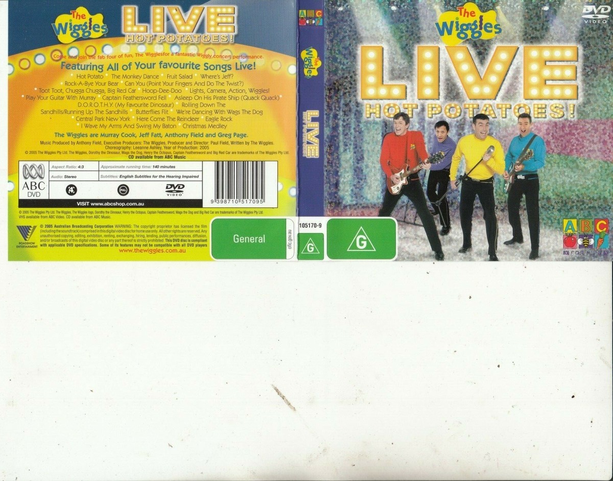 Wiggles, The-Live Hot Potatoes (DVD, 2004) for sale online | eBay