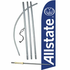 AllState Flag Flutter Feather Banner Swooper Windless Bundle Kit