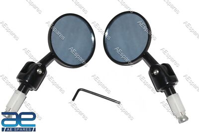 AEspares Lenkerenden Spiegel Set Für Royal Enfield GT 650 Interceptor 650 @US