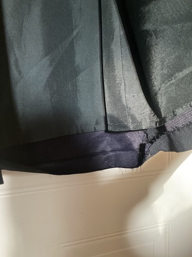 Vintage Long Black Skirt Size 12 Tall By Warner phillips (The Hem Needs Repair - Picture 5 of 8