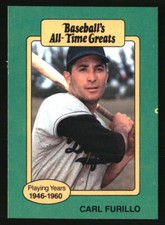 Carl Furillo 1987 Hygrade All-Time Greats #NNO BASEBALL Card