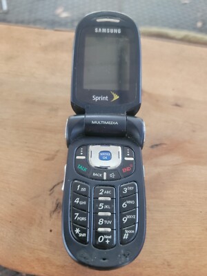 Samsung SPH-A920 - Blue - ( Sprint ) Vintage Cellular Flip Phone