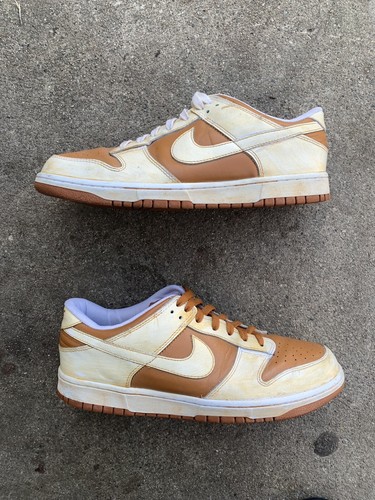 Nike Dunk Low VNTG Pack Dark Curry 2010 Size 12 Men Brown White pro b sb |  eBay