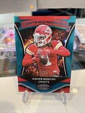 Xavier Worthy 2024 Panini Certified Stars RC Teal Mirror #/50 🔥 Chiefs Rookie