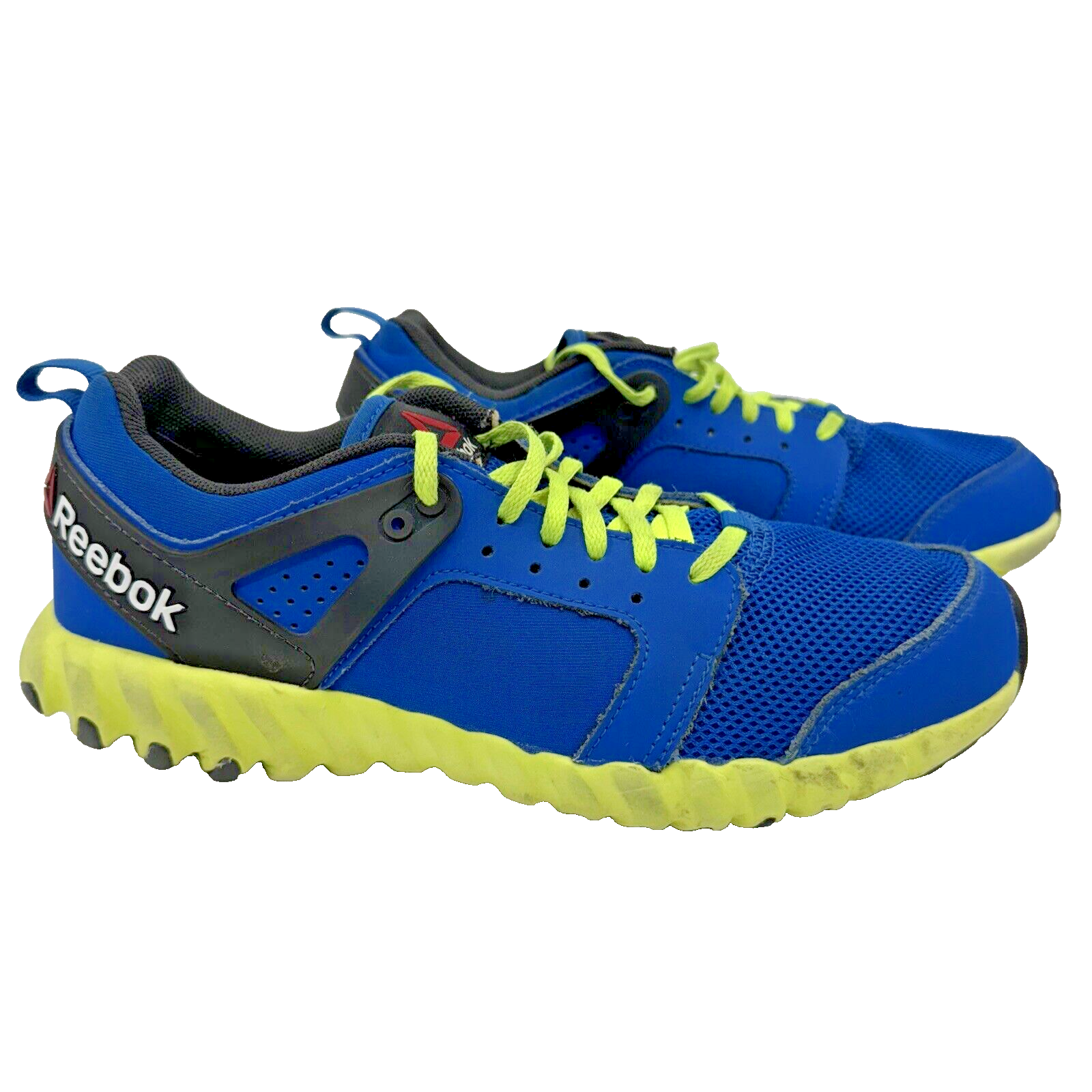Reebok Men's 6 Twistform Running Shoes Blue Neon Black