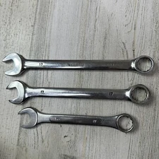 17mm Metric Combination Wrench (12 Point) Lot of 3
