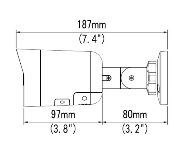 Geovision GV-TBL8804 8MP AI H.265 IR Outdoor Bullet IP Security Camera, Super Lo - Image 3 of 3