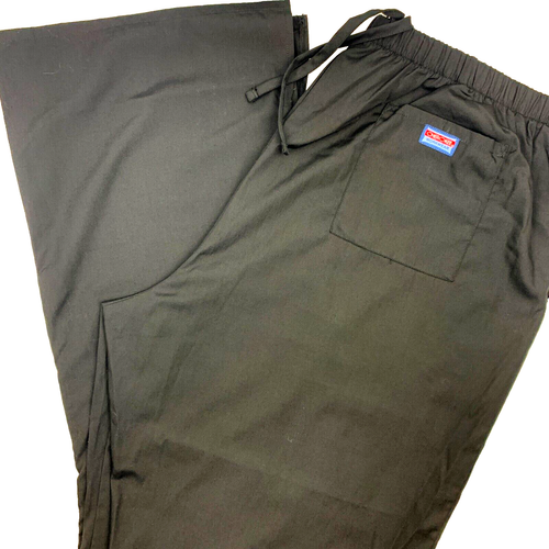 Cherokee Work Wear Women's Scrub Bottoms Size 2X. Drawstring 4101 Color Black