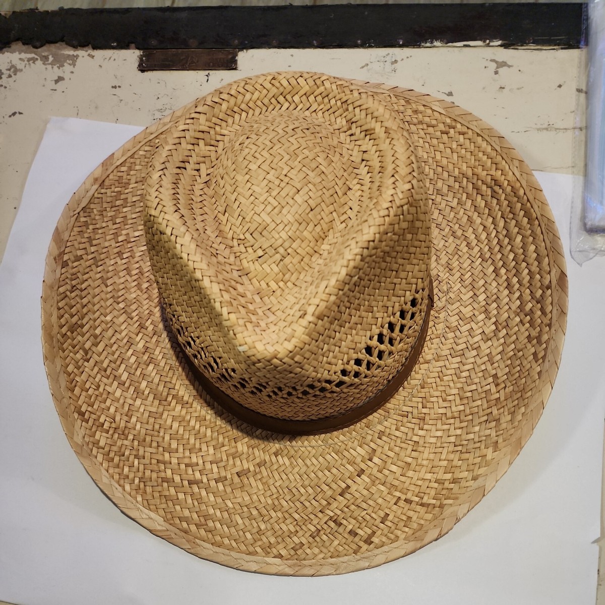 wicker summer hat