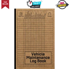 Vehicle Maintenance Log Book Car Repair Journal / Automotive Service Record Book