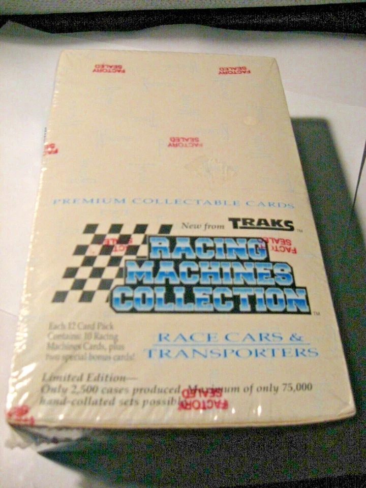 1992 Traks Ltd Edition Racing Machines Collection,Race Cars+Transporters Cards - Image 3 of 4