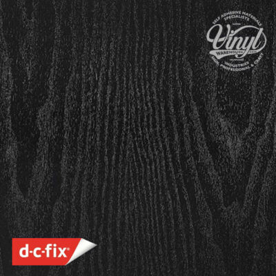 D C Fix | dc fix Blackwood Self Adhesive Vinyl Wrap | Black