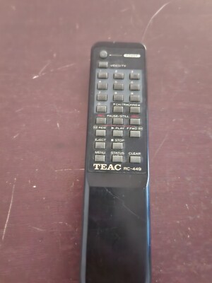 TEAC RC 449 REMOTE CONTROL-FUNCTIONS 