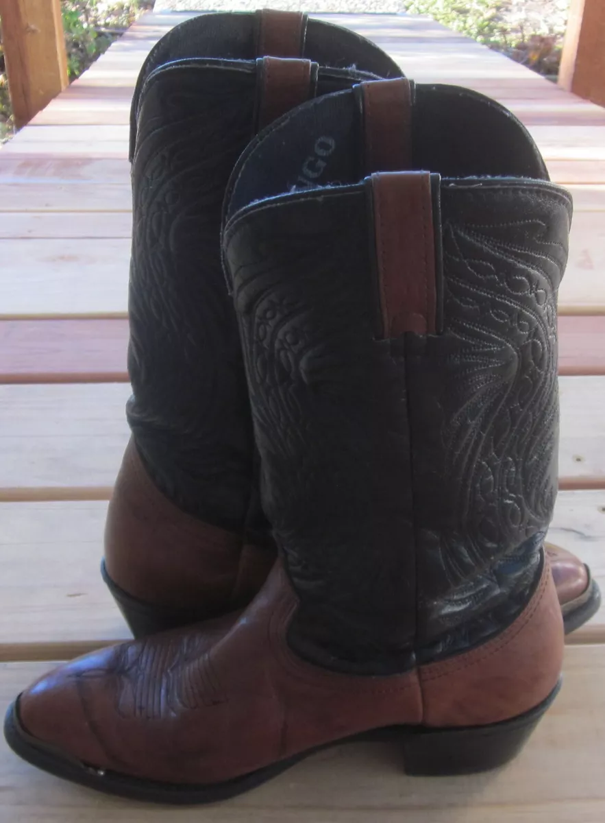 Metal tipped shop cowboy boots