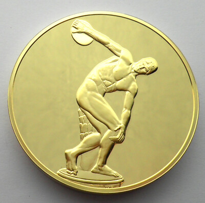 THE ART TREASURES OF ANCIENT GREECE-DISKOBOLOS Franklin Mint 1985