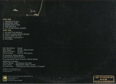 NAZARETH - The Fool Circle VINYL SP-4844 [1980 1st Pressing Radio