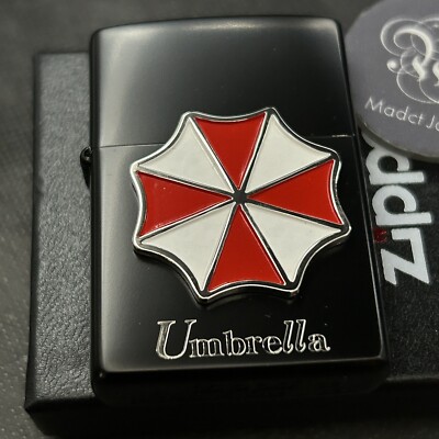 Zippo Resident Evil Umbrella Logo Metal BIOHAZARD 20th Anniversary Lighter Japan