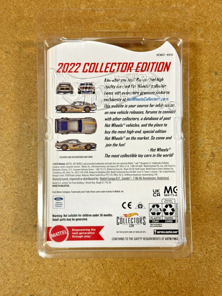 Hot Wheels 2022 ZAMAC Edición Coleccionista 70 Mustang Boss 302 Mail-in con Protector Foto 2 de 2